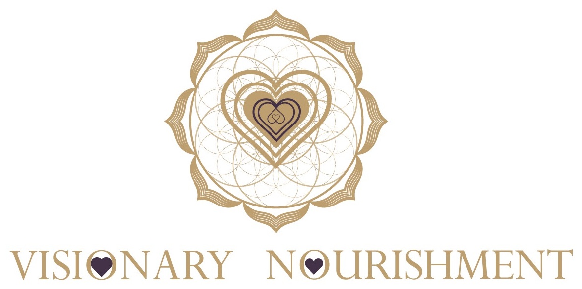 Jillian Love Visionary Nourishment logo — botanical mandala design